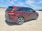 2017 Toyota Highlander Limited Platinum Темно-бордовый vin: 5TDDZRFH2HS481368