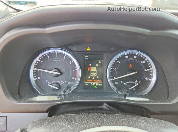 5TDDZRFH2JS814934 2018 TOYOTA HIGHLANDER Black ხელსაწყოთა პანელის ხედი