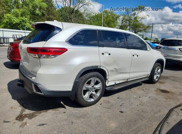 5TDDZRFH3HS373843 2017 TOYOTA HIGHLANDER Белый Задняя правая четверть