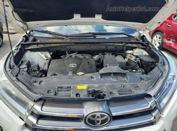 5TDDZRFH3HS373843 2017 TOYOTA HIGHLANDER Белый Вид подкапотного пространства
