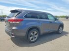 2018 Toyota Highlander Limited Gray vin: 5TDDZRFH3JS495785