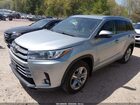 2018 Toyota Highlander Limited Серебряный vin: 5TDDZRFH3JS835663