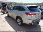 2018 Toyota Highlander Limited Серебряный vin: 5TDDZRFH3JS835663