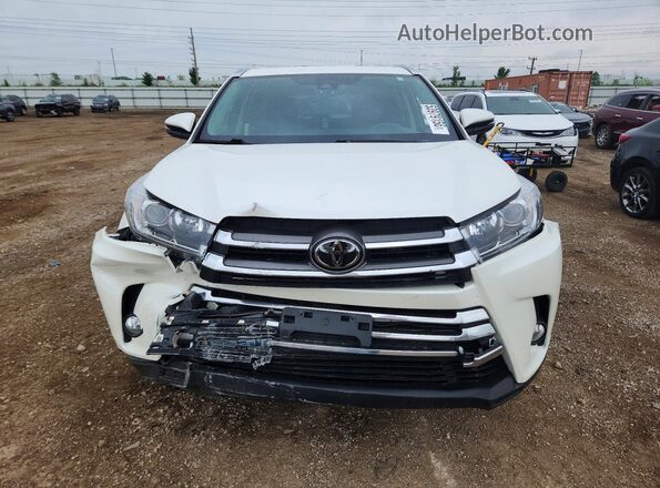 5TDDZRFH3JS873832 2018 TOYOTA HIGHLANDER White წინა ხედი