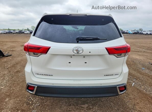 5TDDZRFH3JS873832 2018 TOYOTA HIGHLANDER White უკანა ხედი