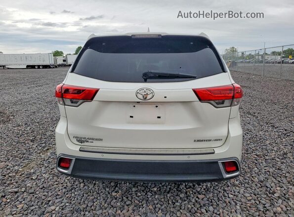 5TDDZRFH3KS704508 2019 TOYOTA HIGHLANDER Белый Вид сзади