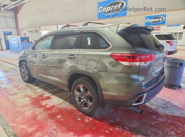 5TDDZRFH4JS815129 2018 TOYOTA HIGHLANDER Green Tył lewy