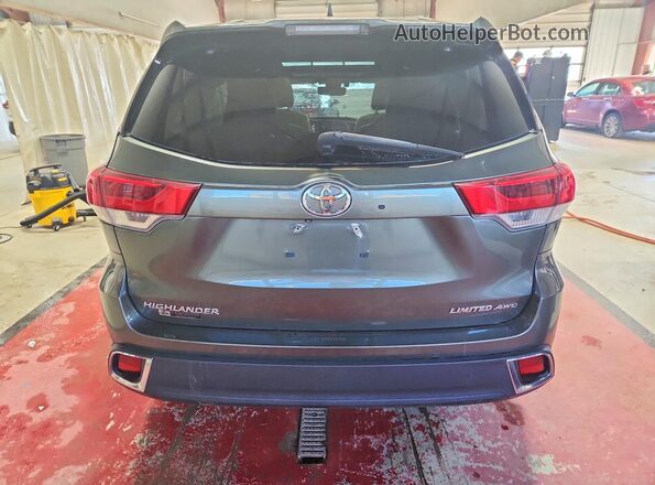 5TDDZRFH4JS815129 2018 TOYOTA HIGHLANDER Green Widok z tyłu