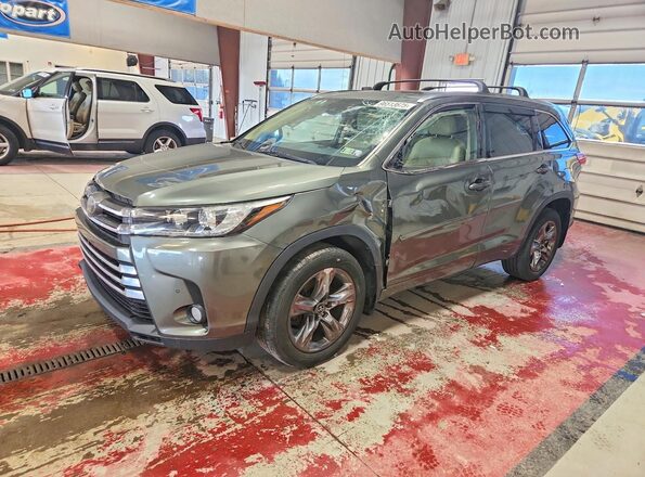 5TDDZRFH4JS815129 2018 TOYOTA HIGHLANDER Green Przód lewy