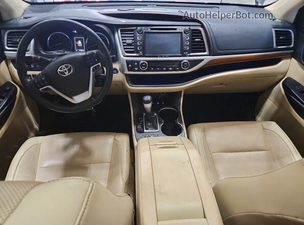 5TDDZRFH4JS815129 2018 TOYOTA HIGHLANDER Green Widok deski rozdzielczej
