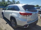 2018 Toyota Highlander Limited Platinum Белый vin: 5TDDZRFH4JS838314
