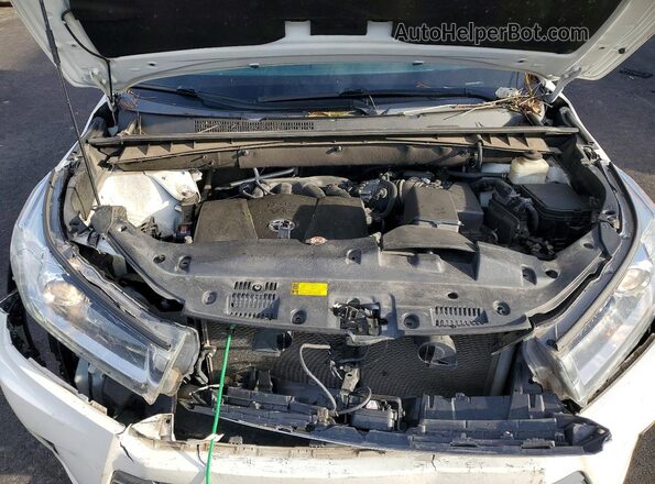 5TDDZRFH4JS838314 2018 TOYOTA LIMITED Белый Вид подкапотного пространства