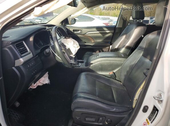 5TDDZRFH4JS838314 2018 TOYOTA LIMITED Белый Вид салона спереди