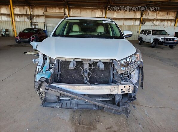 5TDDZRFH5HS447571 2017 TOYOTA HIGHLANDER White Widok z przodu