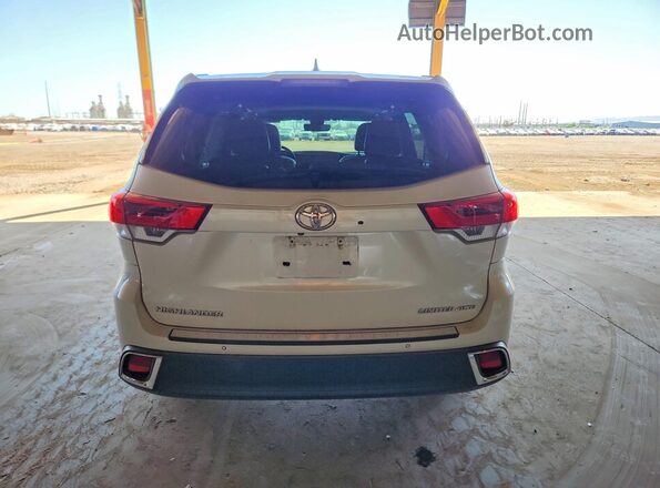 5TDDZRFH5HS447571 2017 TOYOTA HIGHLANDER White Widok z tyłu