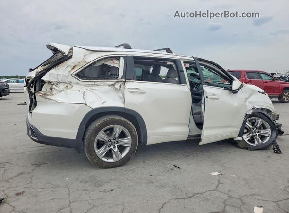 5TDDZRFH6HS459289 2017 TOYOTA HIGHLANDER Белый Задняя правая четверть