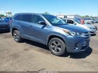 2017 Toyota Highlander Limited Platinum Light Blue vin: 5TDDZRFH7HS435213