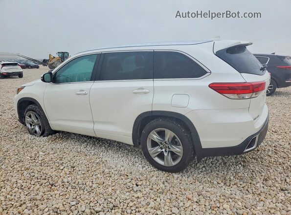 5TDDZRFH7JS821880 2018 TOYOTA HIGHLANDER White Trasero izquierdo