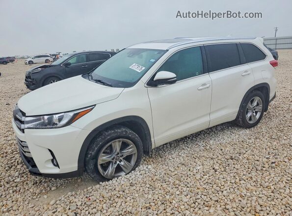 5TDDZRFH7JS821880 2018 TOYOTA HIGHLANDER White Vista tres cuartos delantera izquierda