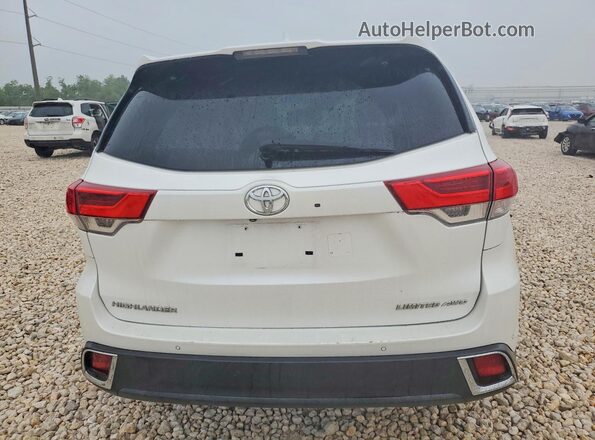 5TDDZRFH7JS821880 2018 TOYOTA HIGHLANDER White Vista trasera