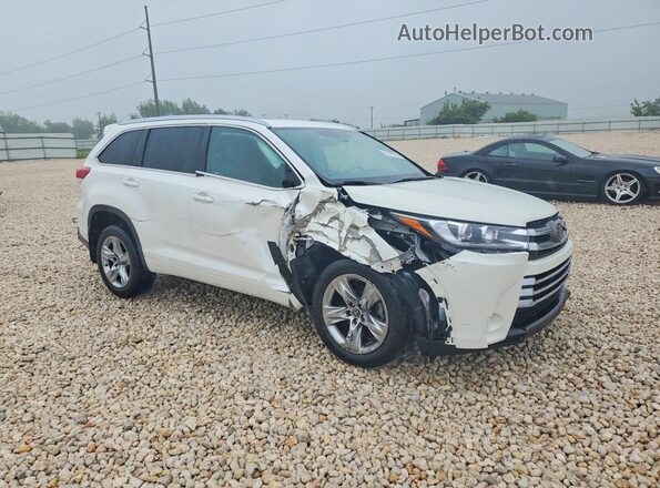 5TDDZRFH7JS821880 2018 TOYOTA HIGHLANDER White Delantero derecho