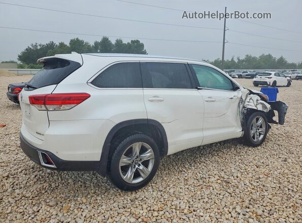 5TDDZRFH7JS821880 2018 TOYOTA HIGHLANDER White Trasero derecho