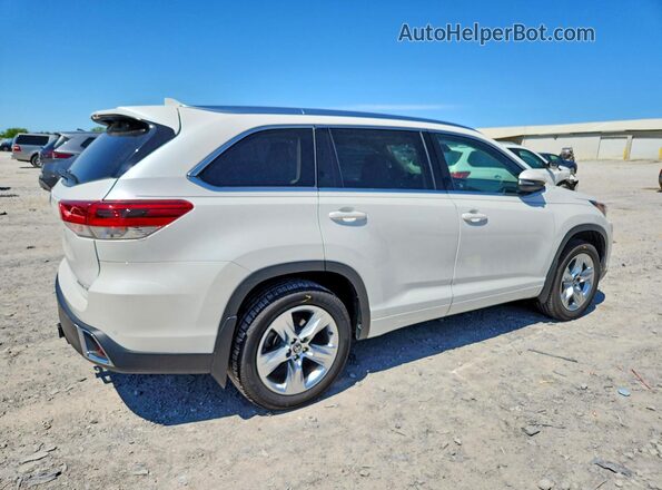 5TDDZRFH8JS801007 2018 TOYOTA HIGHLANDER Белый Задняя правая четверть