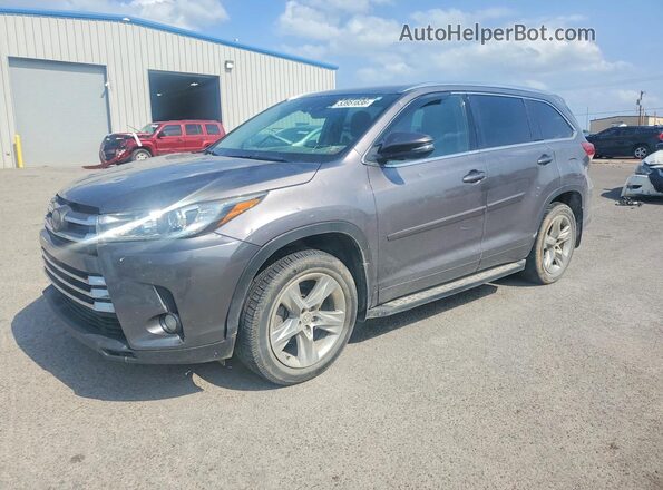 5TDDZRFH9JS808709 2018 TOYOTA HIGHLANDER Gray Front left
