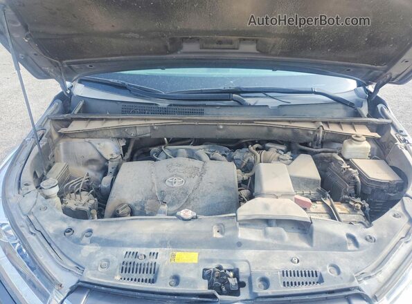5TDDZRFH9JS808709 2018 TOYOTA HIGHLANDER Gray Engine compartment view