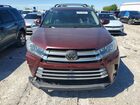 2018 Toyota Highlander Limited Platinum Бордовый vin: 5TDDZRFH9JS894765