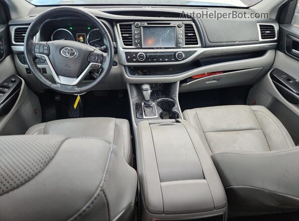 5TDDZRFHXJS913226 2018 TOYOTA HIGHLANDER Белый Вид панели приборов