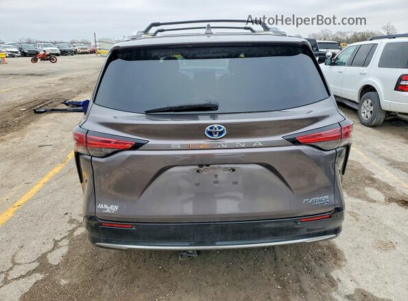 5TDERKEC0PS176600 2023 TOYOTA SIENNA Серый Вид сзади