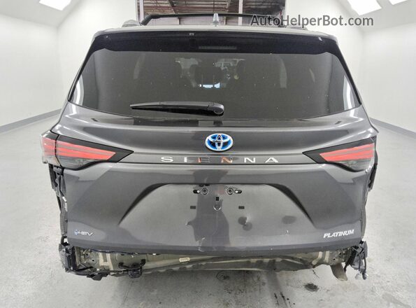 5TDERKEC8SS280731 2025 TOYOTA SIENNA Charcoal Вид ззаду