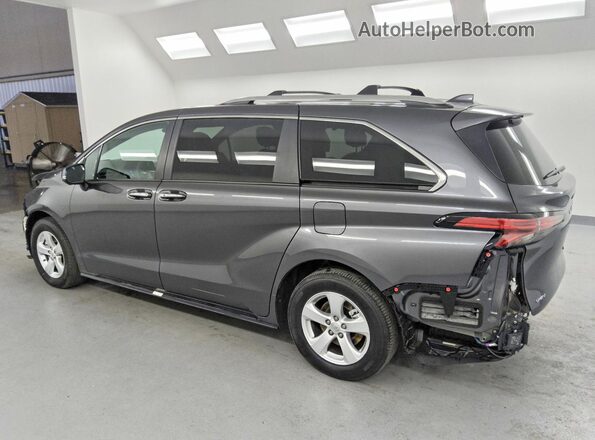 5TDERKEC8SS280731 2025 TOYOTA SIENNA Charcoal Задня ліва чверть