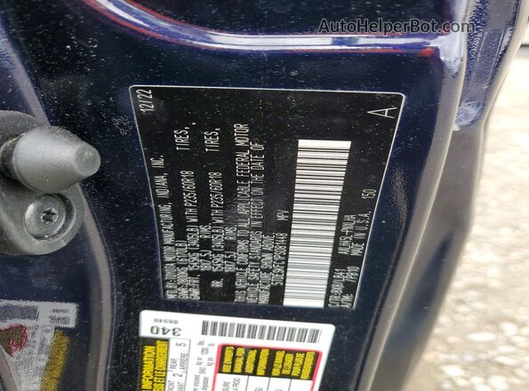 5TDESKFC1PS081448 2023 TOYOTA SIENNA Purple VIN sticker view