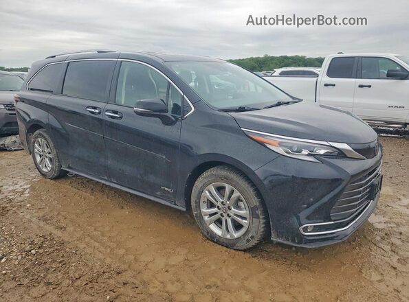 5TDESKFC4MS026729 2021 TOYOTA SIENNA Black Front right