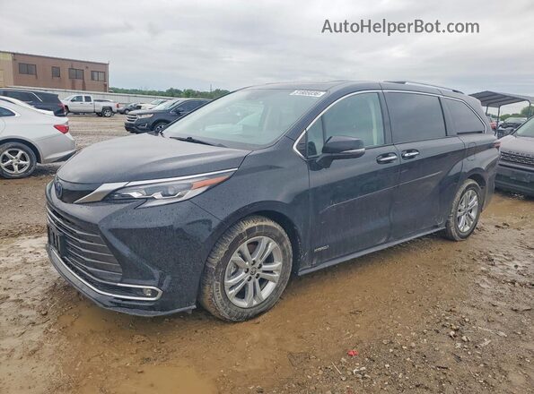 5TDESKFC4MS026729 2021 TOYOTA SIENNA Black Front left