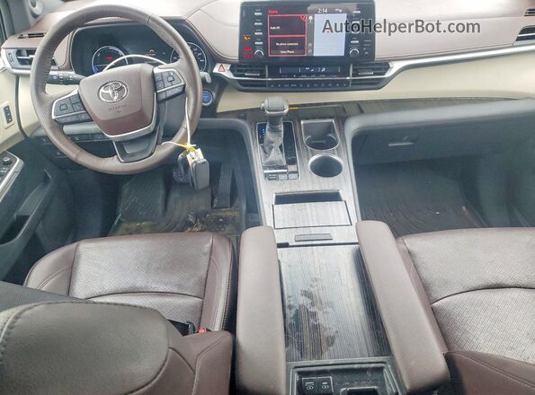 5TDESKFC4MS026729 2021 TOYOTA SIENNA Black Dashboard view