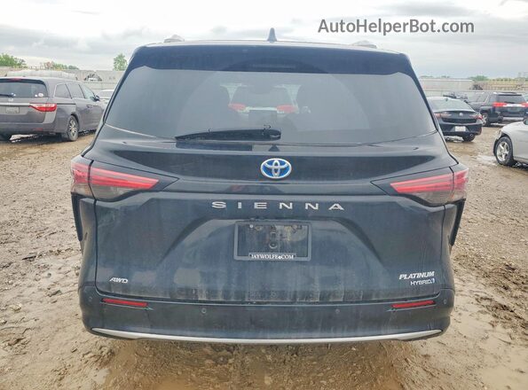 5TDESKFC4MS026729 2021 TOYOTA SIENNA Black Rear view
