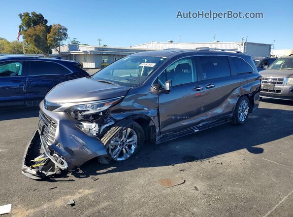 5TDESKFC4PS099636 2023 TOYOTA SIENNA Gray Передня ліва чверть