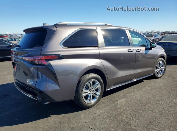 5TDESKFC4PS099636 2023 TOYOTA SIENNA Gray Задня права чверть