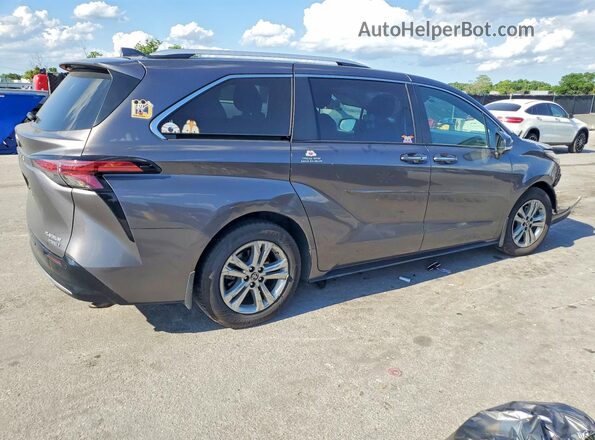 5TDESKFC5PS106237 2023 TOYOTA SIENNA Серый Задняя правая четверть