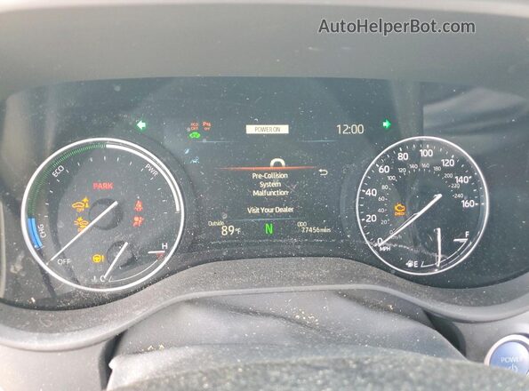 5TDESKFC5PS106237 2023 TOYOTA SIENNA Серый Вид щитка приборов