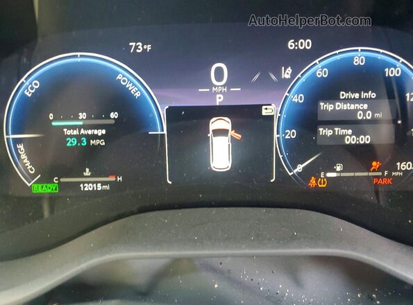 5TDESKFC5SS221719 2025 TOYOTA SIENNA Серый Вид щитка приборов
