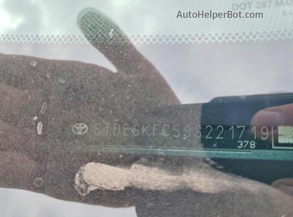 5TDESKFC5SS221719 2025 TOYOTA SIENNA Серый Вид подкапотного пространства