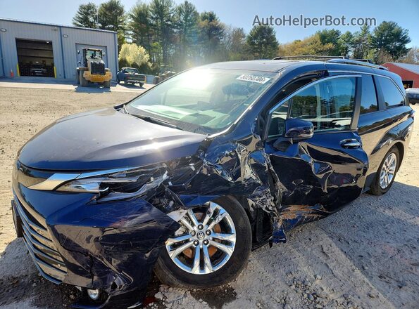 5TDESKFC6RS151884 2024 TOYOTA SIENNA Синий Передняя левая четверть