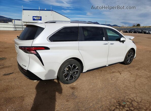 5TDESKFC6SS197379 2025 TOYOTA SIENNA White Rear right