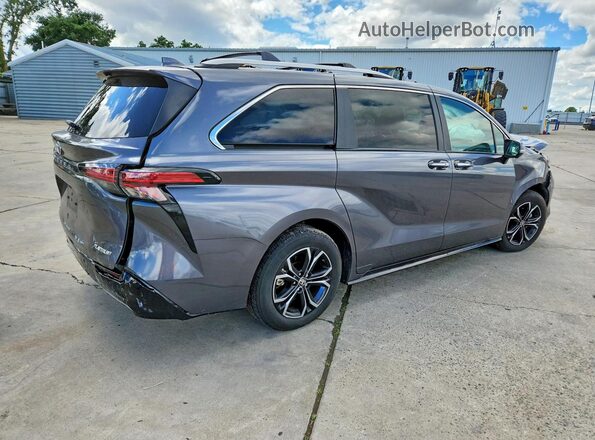 5TDESKFC7SS155450 2025 TOYOTA SIENNA Серый Задняя правая четверть