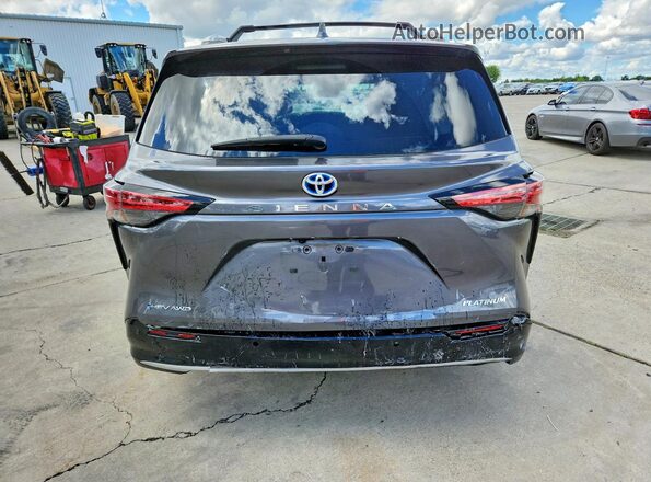 5TDESKFC7SS155450 2025 TOYOTA SIENNA Серый Вид сзади