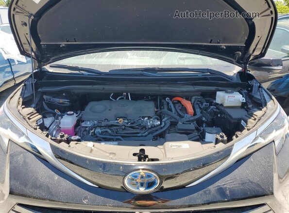5TDESKFC7SS160678 2025 TOYOTA SIENNA Черный Вид подкапотного пространства